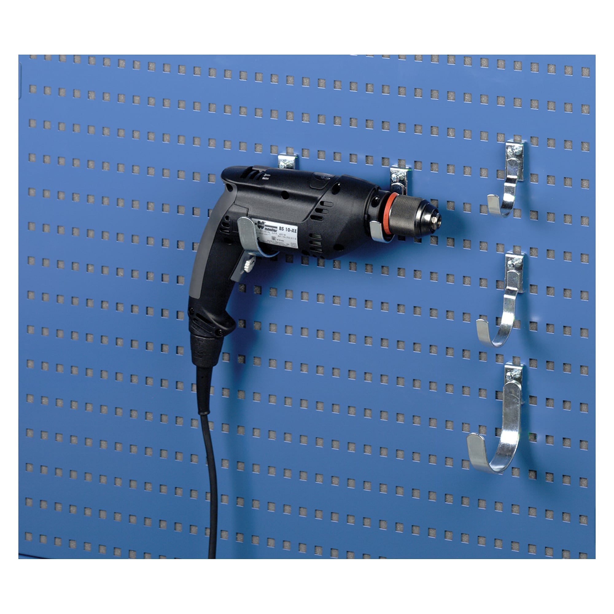 ESD-Haken R29 für Lochplatten, Länge 60 mm, Tragkraft 5 kg, 5er-Pack - Treston 853235-51