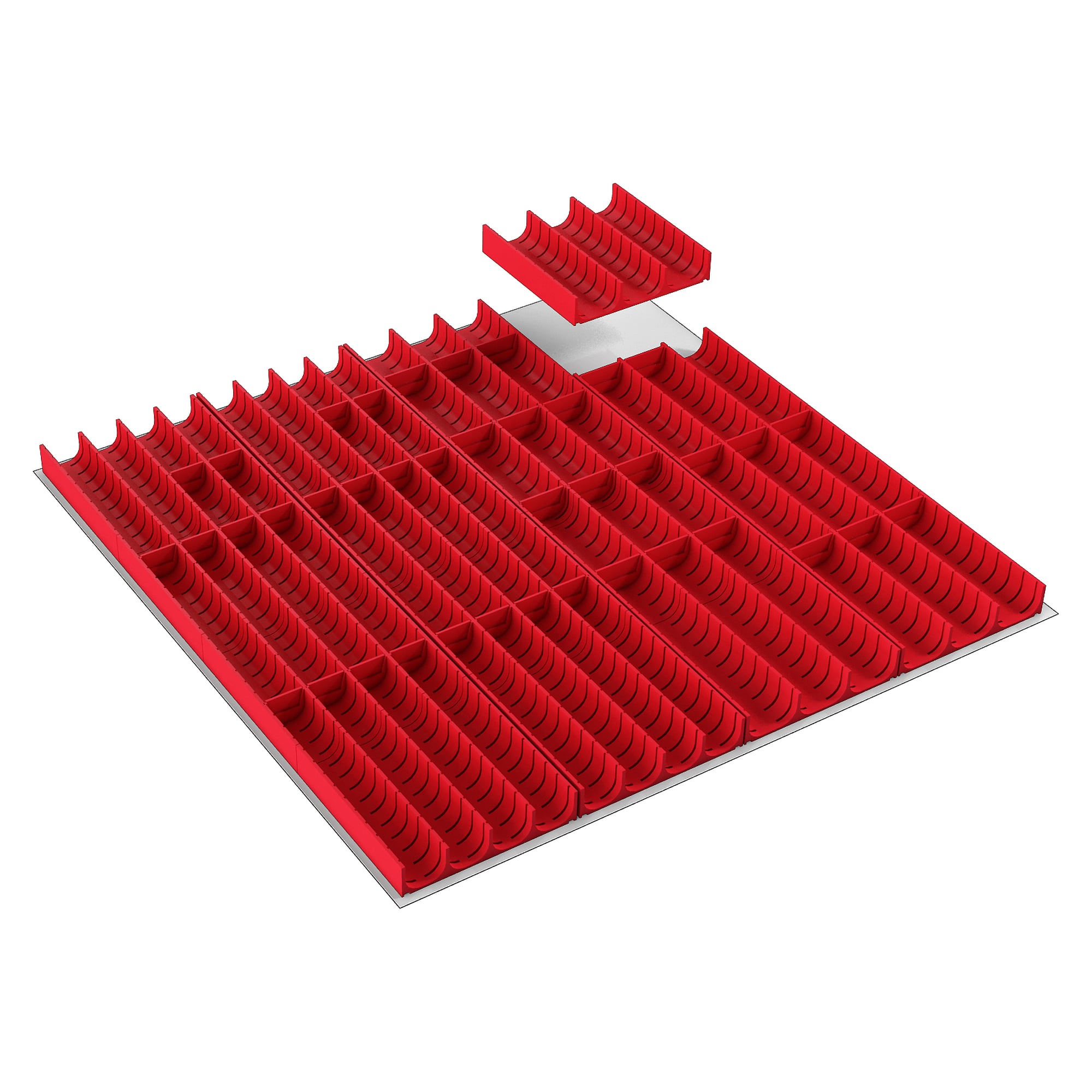 Tool trays 33 + 45 mm for drawer block 70, drawer height 50 + 75 mm - Treston 837911-00