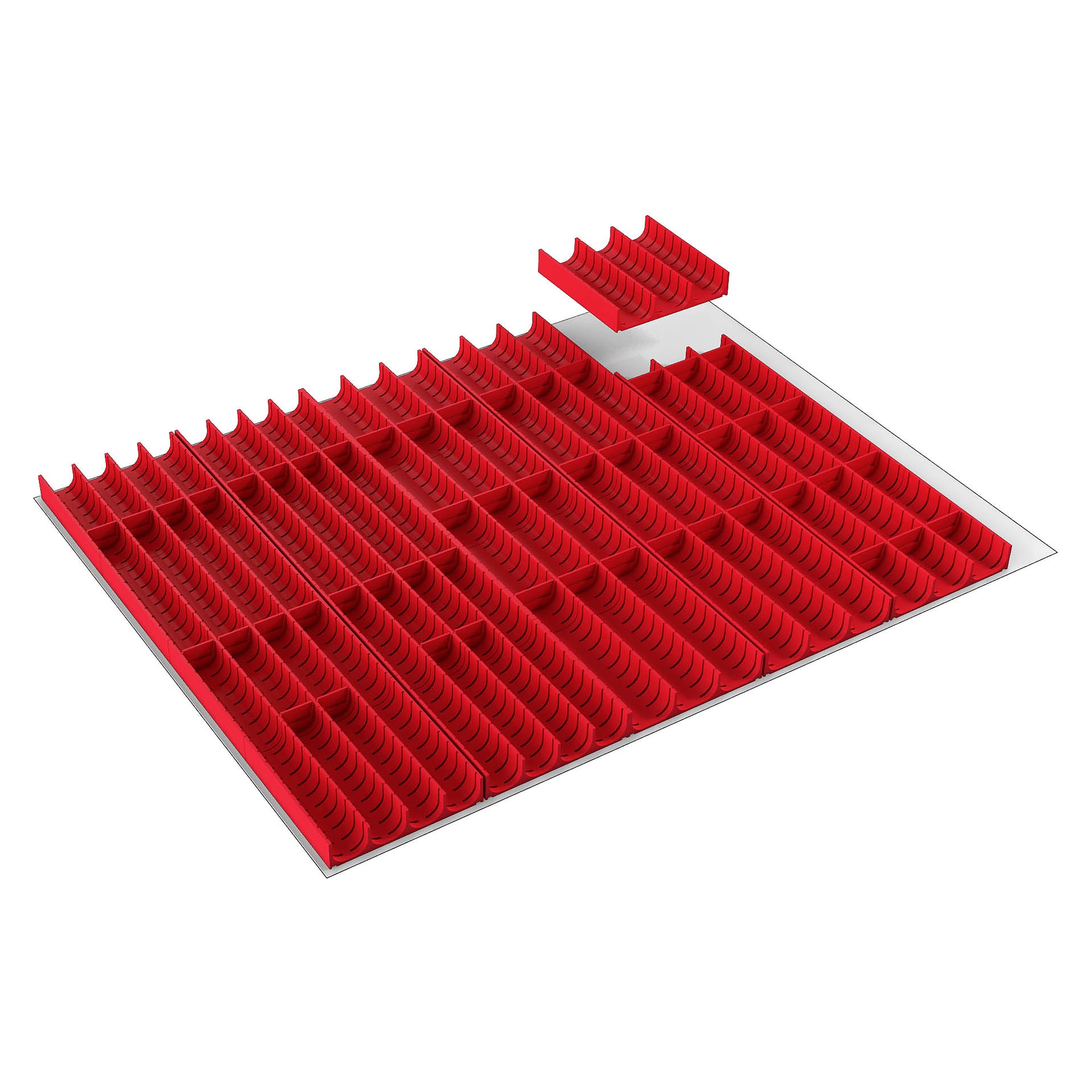 Werkzeugmulden 33 + 45 mm für Schubladenblock 90, Schubladenhöhe 75 mm - Treston 837913-00