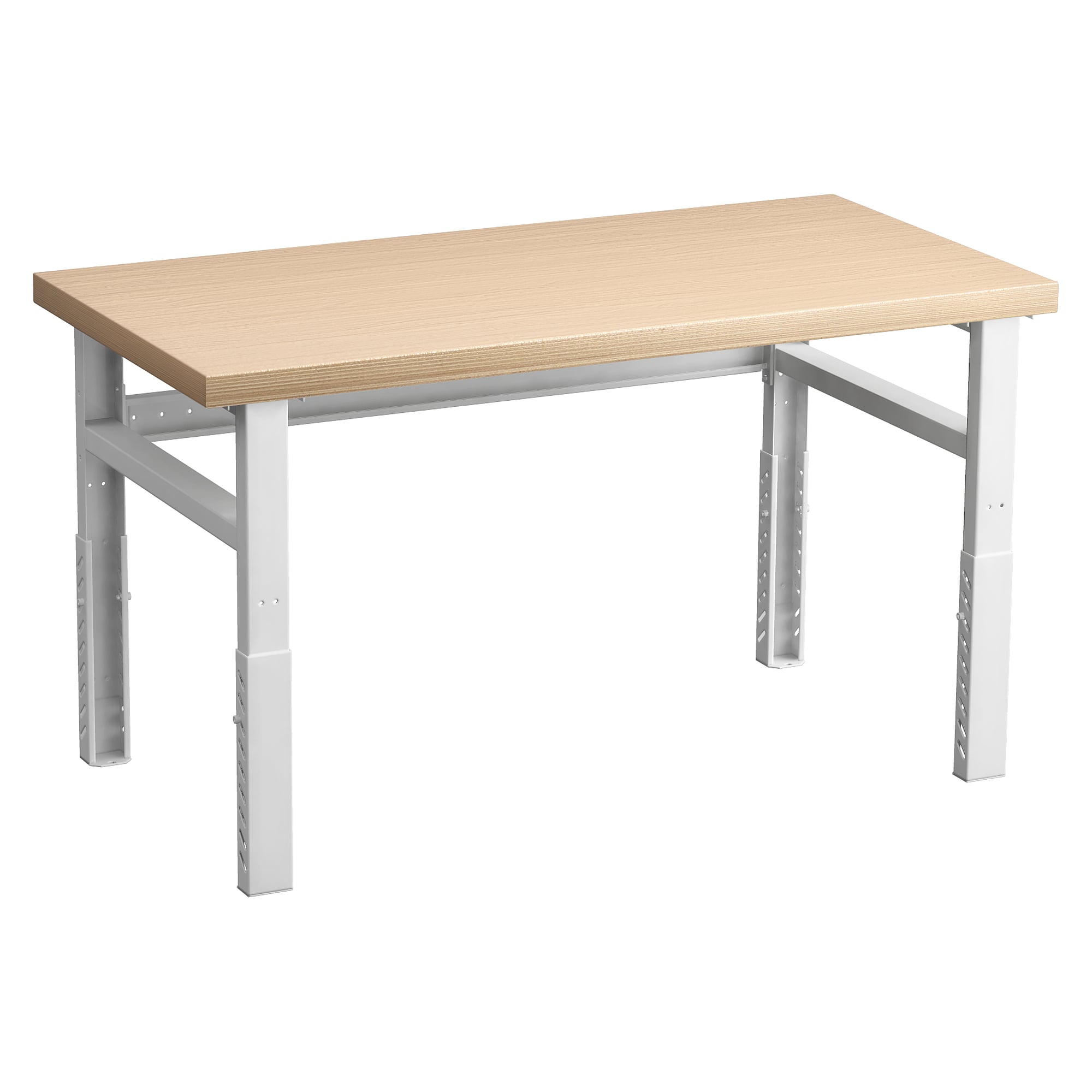 Workshop-Arbeitstisch 1000x750 mm mit Multiplexplatte Buche, höhenverstellbar - Treston C13041432