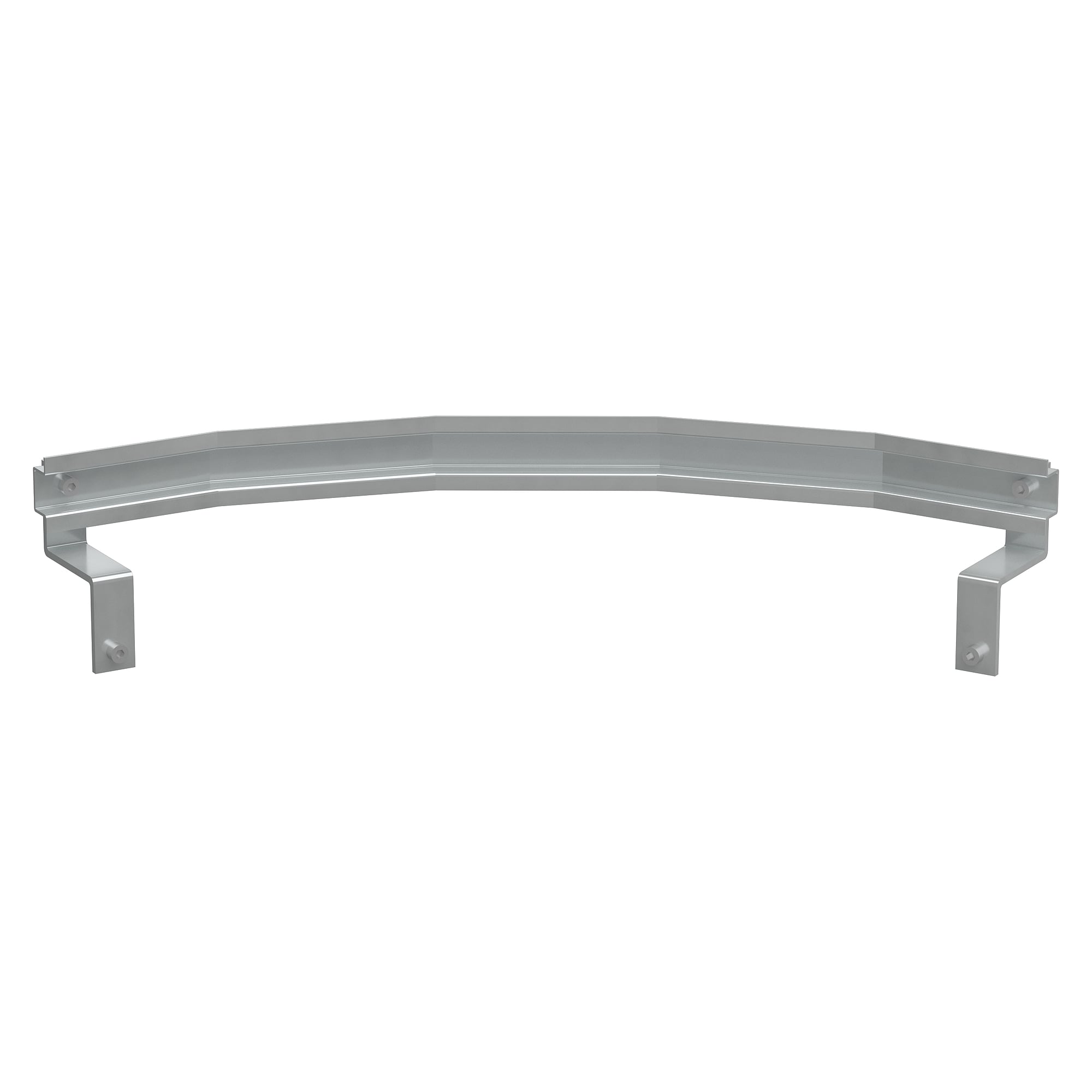 Zusätzliche gebogene Aufhängeleiste mit Arm, 770x54 mm, ESD - Treston 860911-49P