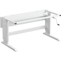 Treston 10149018. Concept-Gestell, Höhenverstellung mit Handkurbel von 675 - 1025 mm, 1800x600 mm, max. Belastbarkeit: 200 kg, ESD