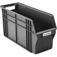 Treston 1949-4ESD. Storage bin 185x490x250 Black ESD