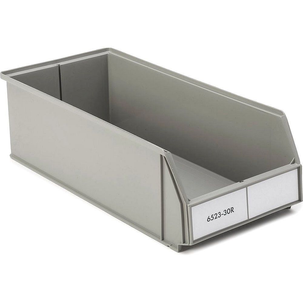 Treston 6523-30R. Kennoset Sichtlagerkasten 230x500x150 mm, grau