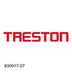 Treston 830917-07. Lochplatte für Seitenwand 400, BxH 340x2000 mm, blau