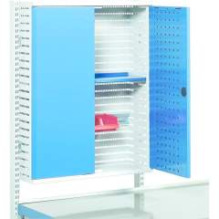 Treston 854039-07. Werkzeugschrank mit Lochplattenwand M500, 470x250x600 mm, blau