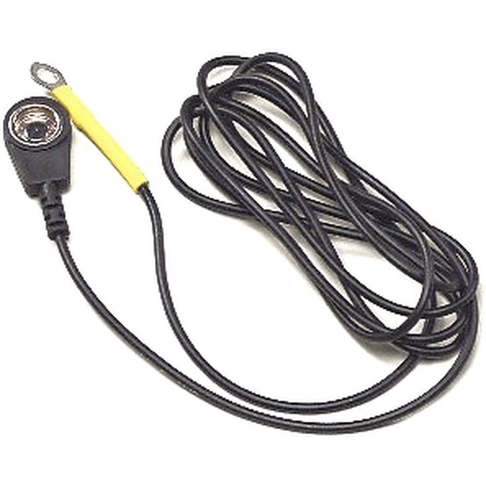 Treston 860520-00. Erdungskabel, schwarz, 1M-Ohm Widerst. 1,5 m/ 10 mm