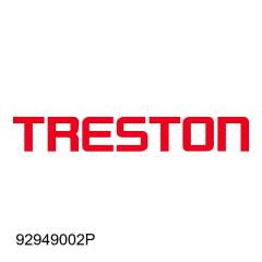 Treston 92949002P. Gebogene Aufhängeleiste mit Schwenkarm, 770x54 mm, ESD, Tragkraft 15 kg