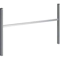 Treston AL2X150W. Aufbauprofil-Set AL2X150W, BxH 1489x900 mm, ESD, inkl. 2 aufrechten und 1 waagerechten Profil mit 3x Kabelbefestigung (CC8) max. Tragfähigkeit 100 kg