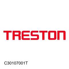 Treston C30107001T. Industrieschrank 50/100 grau, 2 Regalböden (854349-49), Tür blau (RAL5007) inkl. Schloß mit Drehgriff. Maße BxTxH 550x425x1000 mm
