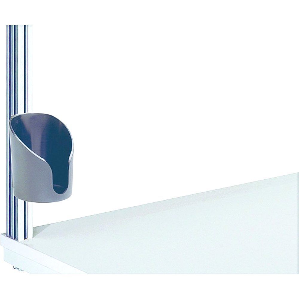 Treston CH. Flaschenhalter schwarz, Polypropylen, Innenmaß 80 mm, 105x110x120 mm