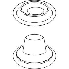 Treston PN3034. Druckknopf für Tischmatte und Bodenbelag. 10 mm (innen)