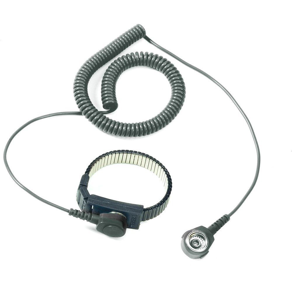 Treston R2206. Edelstahl-Armband ESD inkl. Spiralkabel