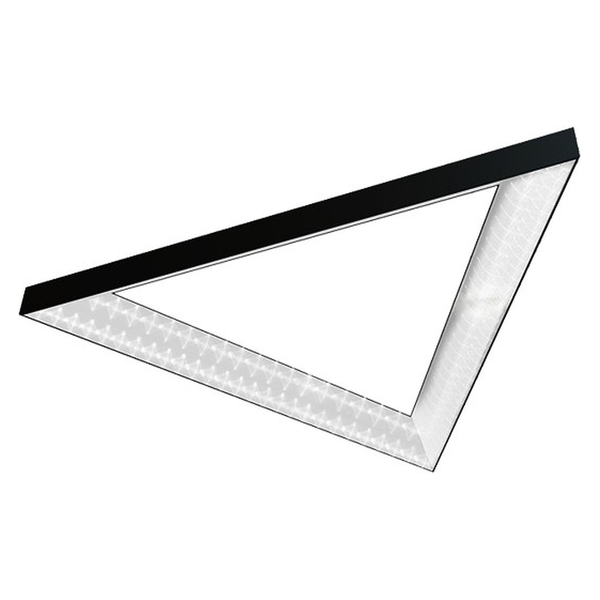 Glamox TRIANGLE-P1300 luminaire décoratif, 7600 lm, 4000 K, à gradation DALI