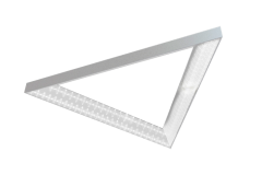 Glamox TGL556256. Architectural Lighting TRIANGLE-P1300 WH 7600 DALI 840 PRE C1.5 MP