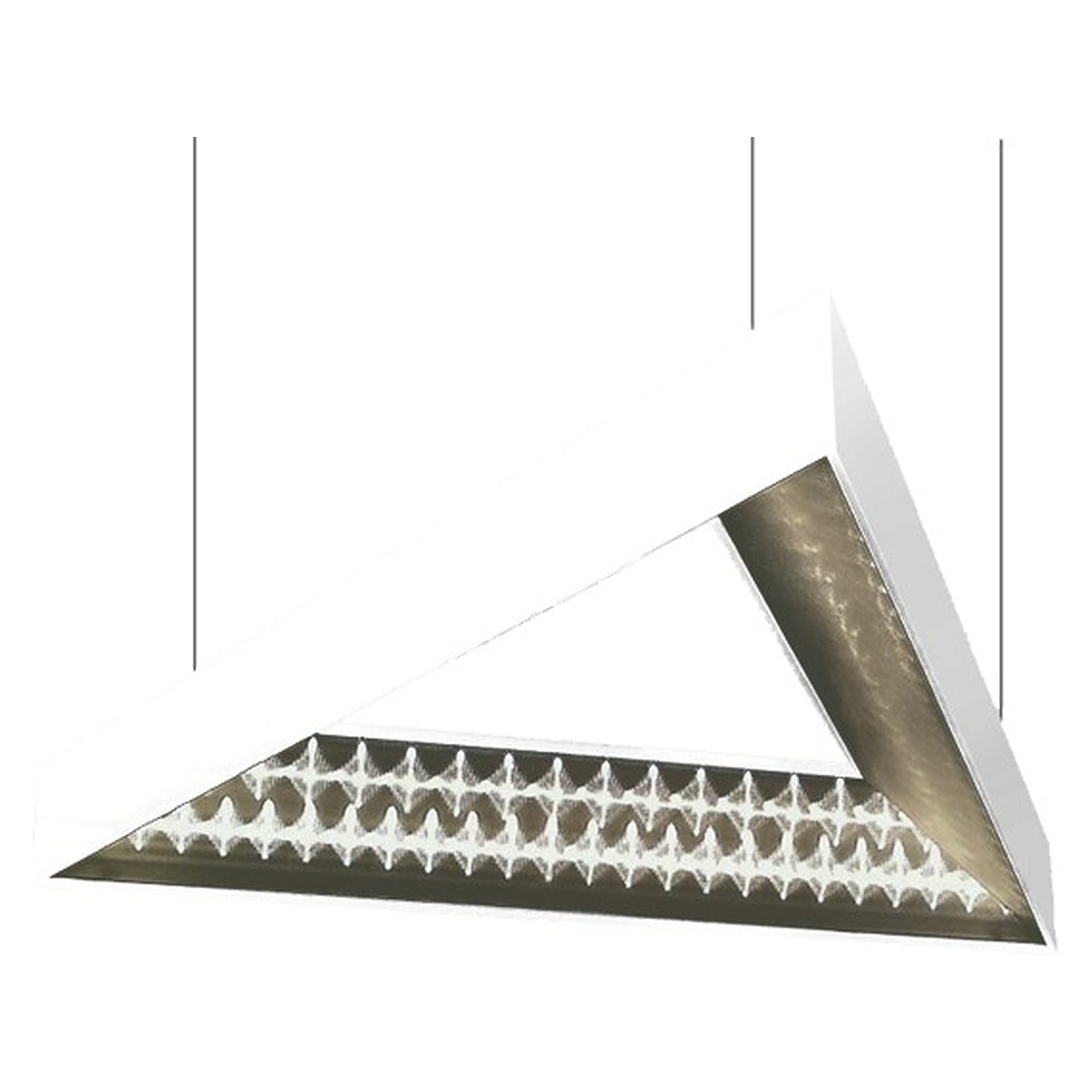 Glamox TRIANGLE-P650 Dekorationsleuchte, 3800 lm, 4000 K, DALI-dimmbar