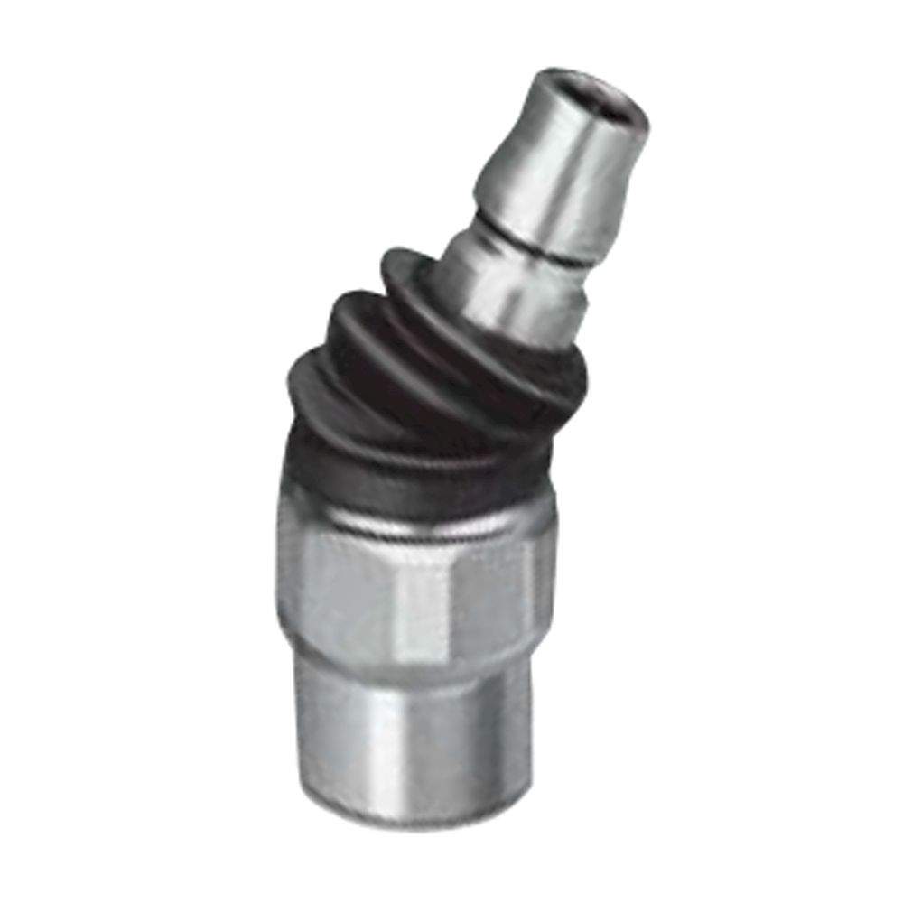 Nitto Kohki Twist Plug. Quick Connect Coupling TS-10PM, Steel, NBR