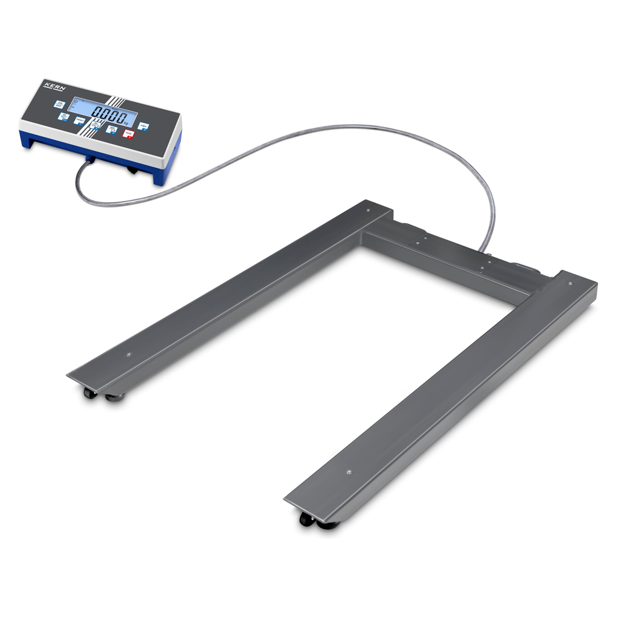 Balance à palette 300 kg / 600 kg lisibilité 0,1 kg / 0,2 kg - KERN UID 600K-1DM