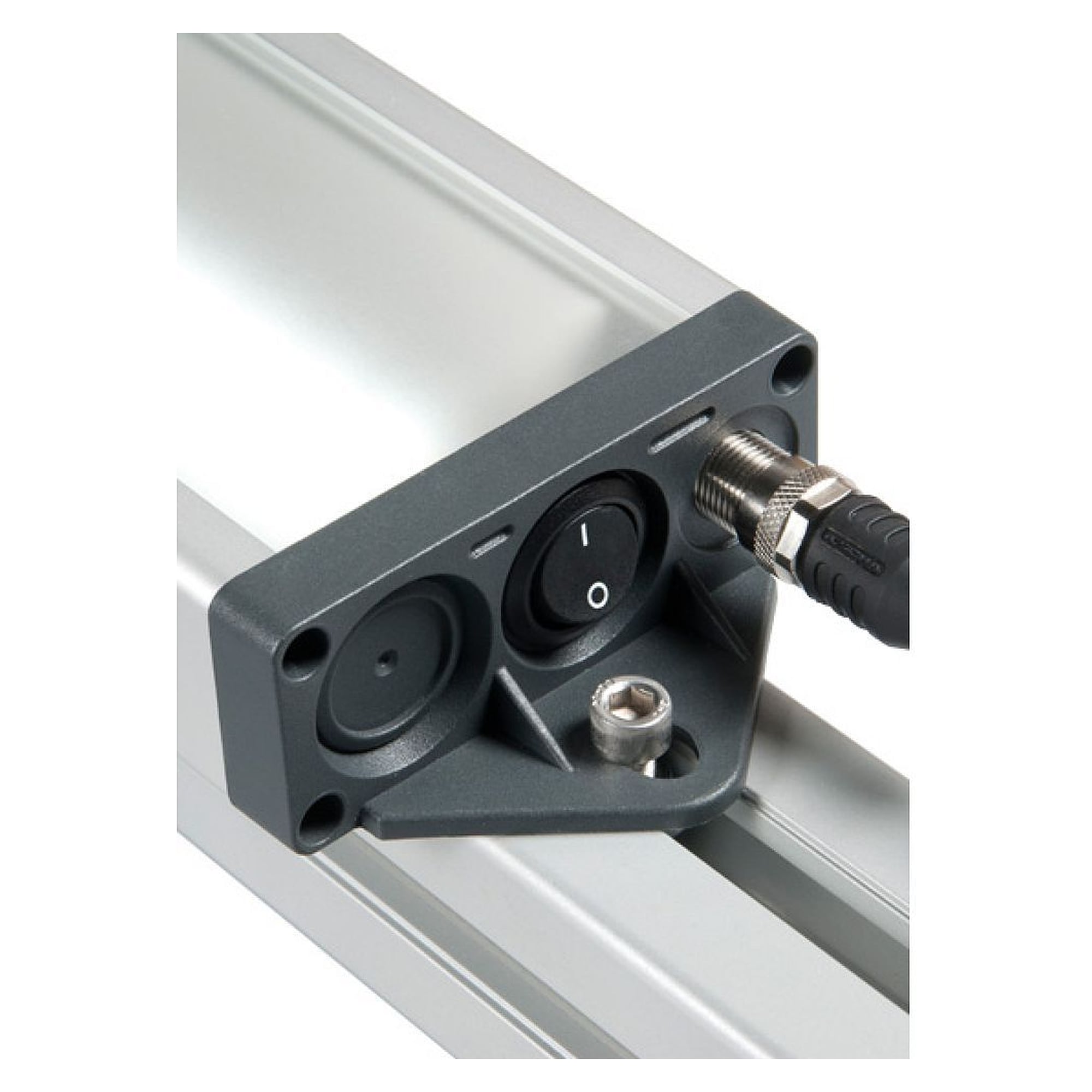 Luminaire de poste UNILED SL 545 mm blanc opale, 5700K 24W 24V DC - LED2WORK 110914-12