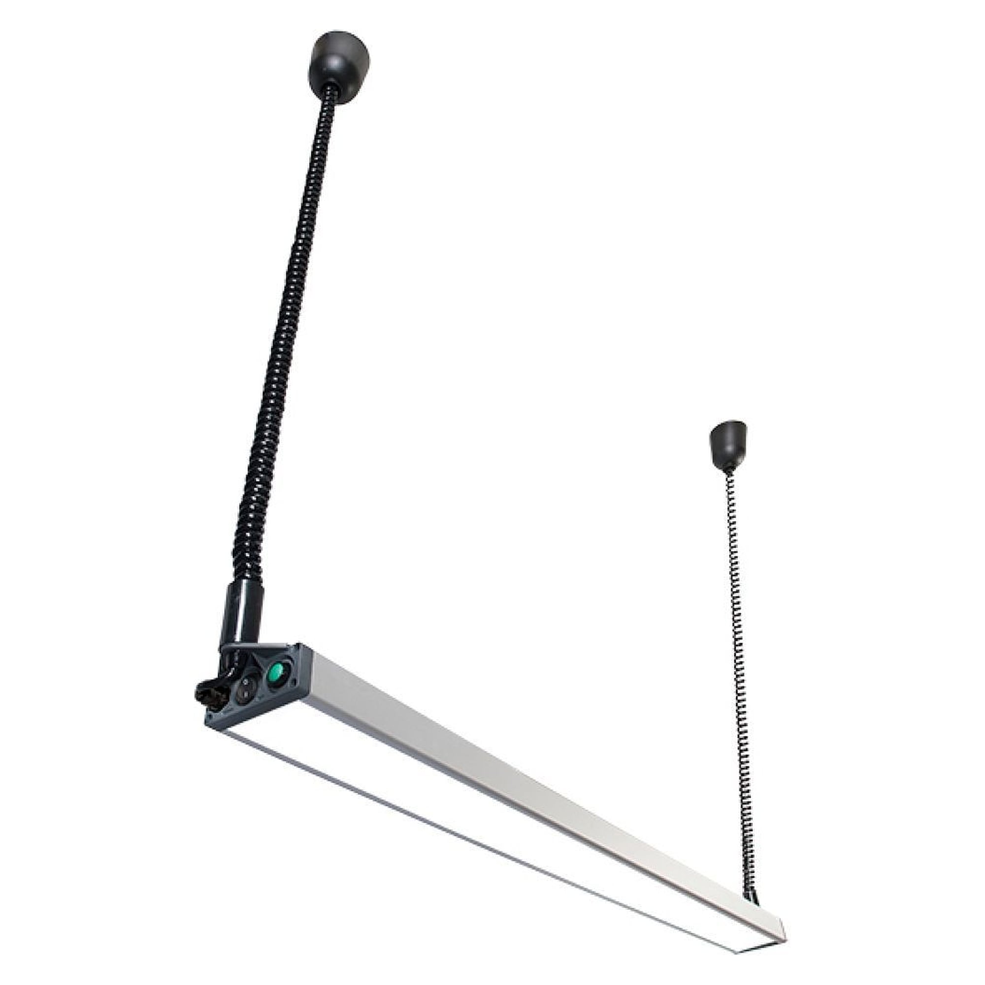 Luminaire de poste UNILED SL 1045 mm blanc opale, 5700K 48W 24V DC - LED2WORK 110914-13