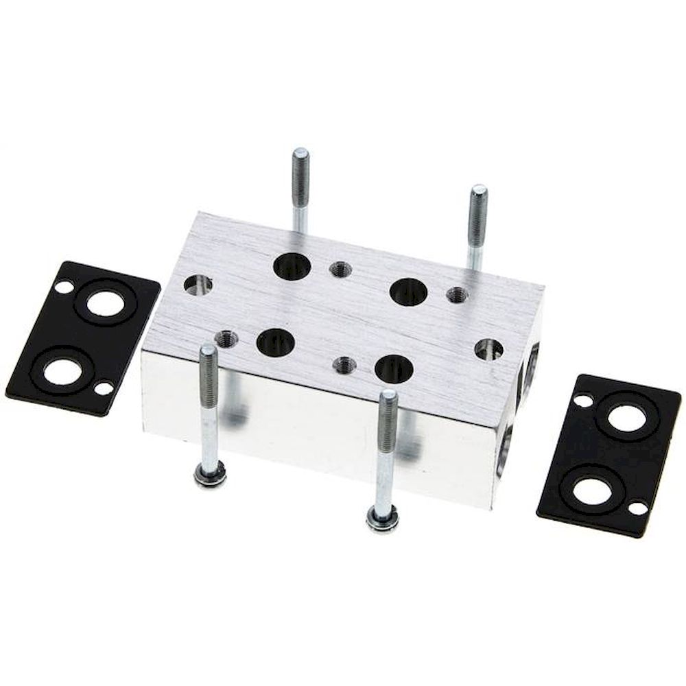 E.MC V 31-2. Mehrfachanschlussplatte (2-fach) für 3/2-Wege Ventile