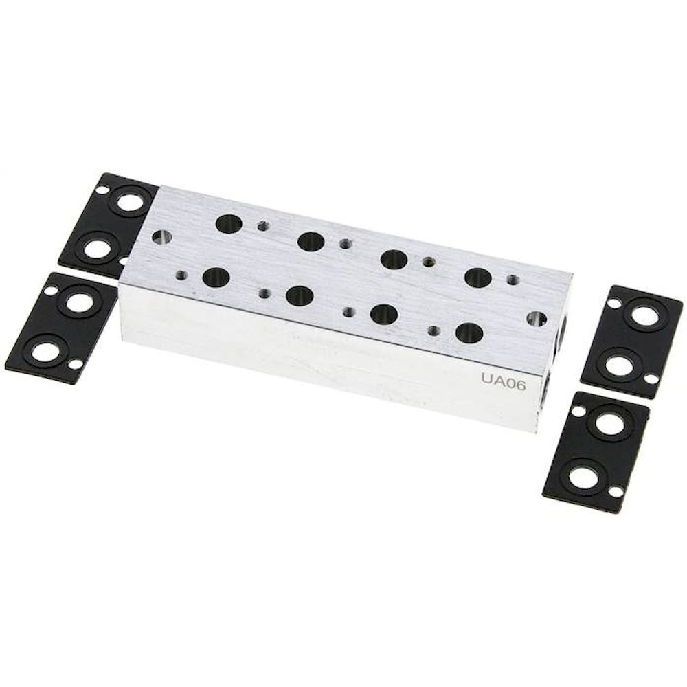 E.MC V 31-4. Mehrfachanschlussplatte (4-fach) für 3/2-Wege Ventile