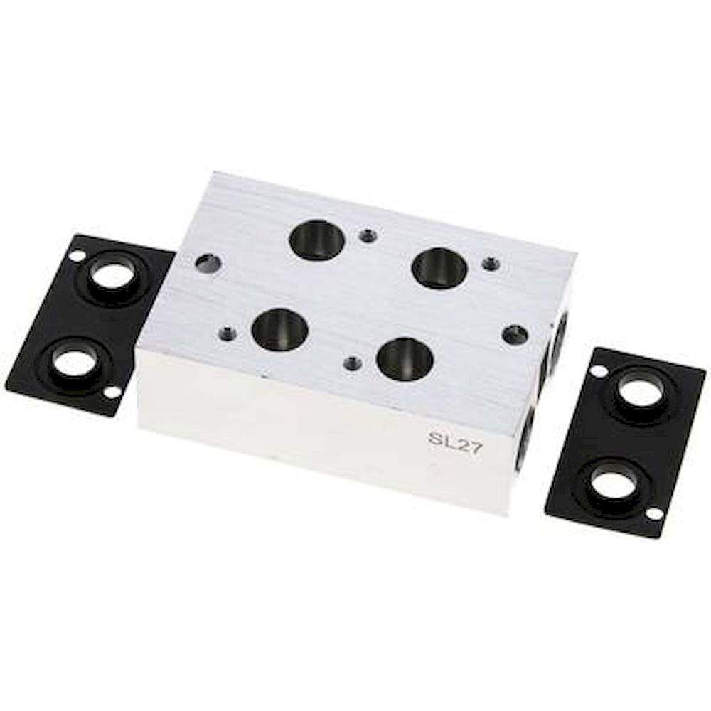 E.MC V 32-2. Mehrfachanschlussplatte (2-fach) für 3/2-Wege Ventile