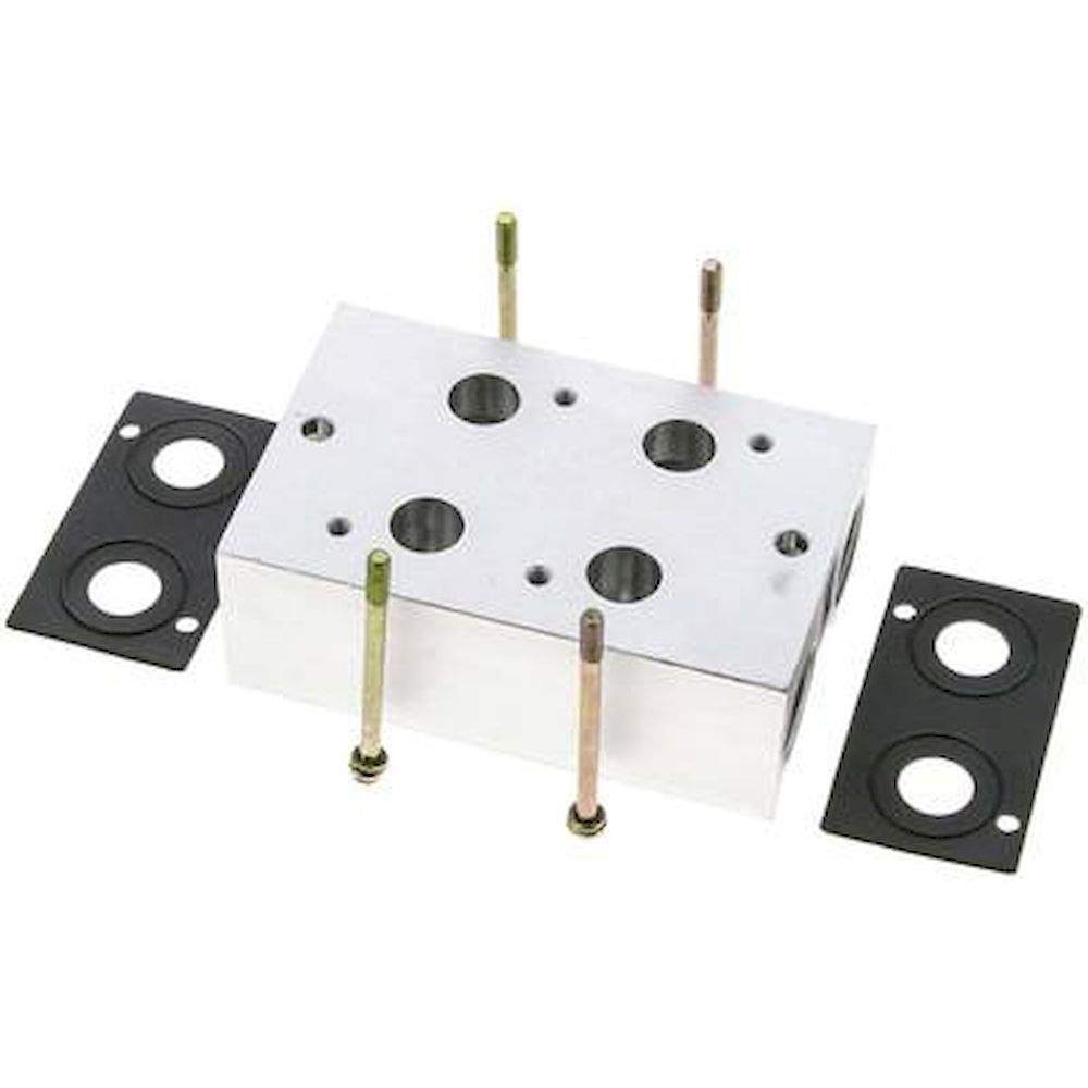 E.MC V 34-2. Mehrfachanschlussplatte (2-fach) für 3/2-Wege Ventile