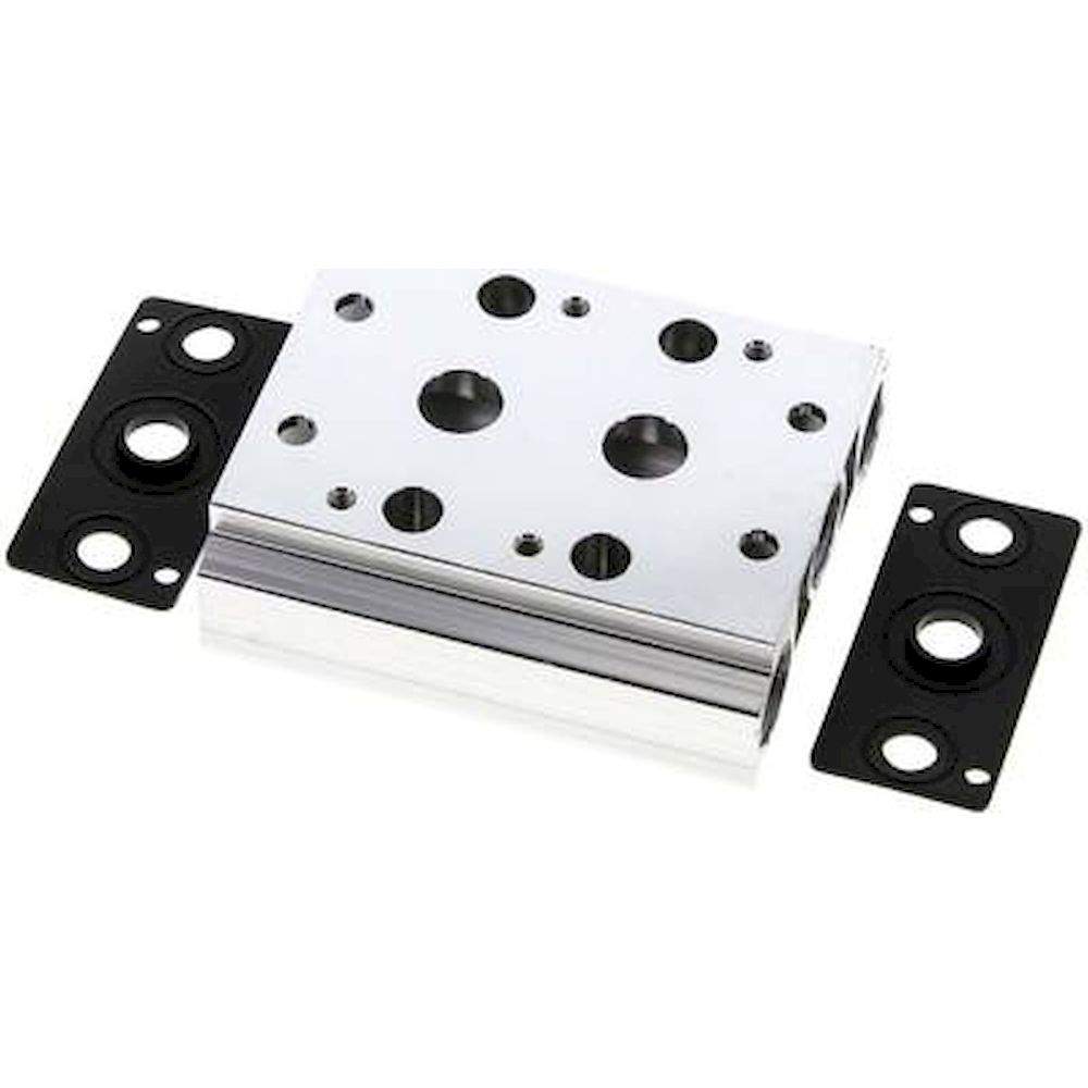 E.MC V 52-2. Mehrfachanschlussplatte (2-fach) für 5/2-Wege & 5/3-Wege Ventile