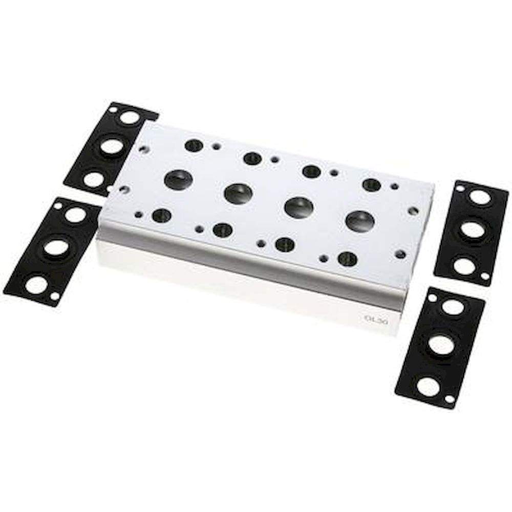 E.MC V 53-4. Mehrfachanschlussplatte (4-fach) für 5/2-Wege & 5/3-Wege Ventile