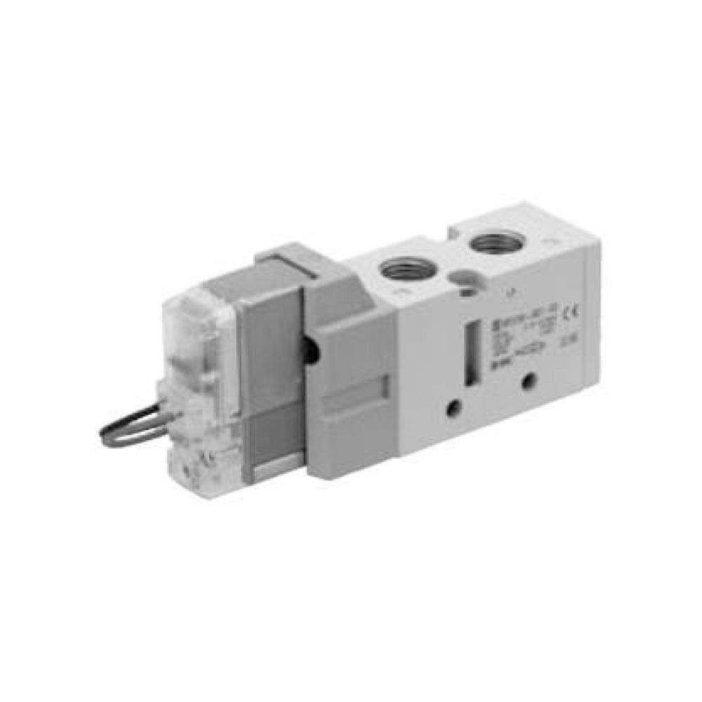 SMC VF3130-5LO1-02F. VF3000, 5/2-, 5/3-Wege-Magnetventil mit Vollweggleichrichter
