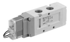 SMC VF5220-5DO1-02F. VF5000, 5/2-, 5/3-Wege-Magnetventil mit Vollweggleichrichter