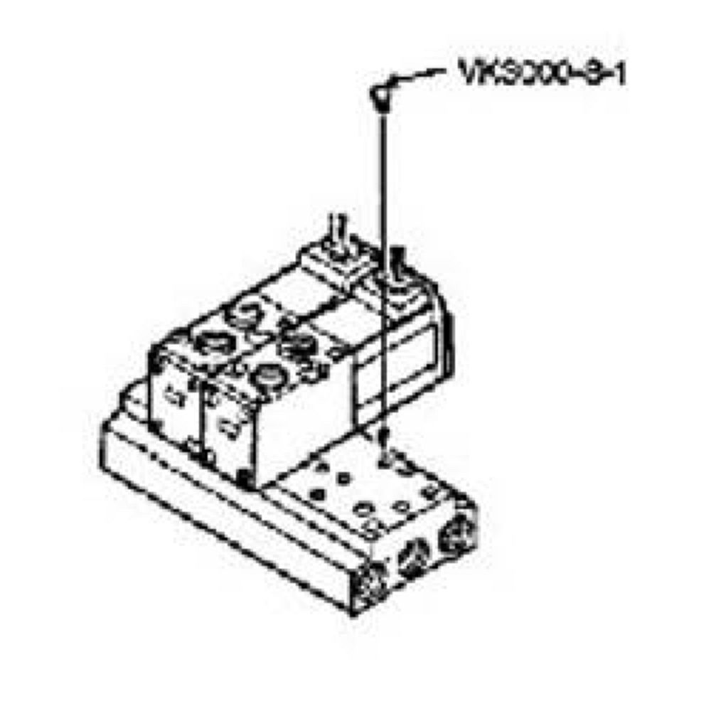 SMC VK3000-7-1A. Blindplatte