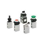 SMC VM220-F02-06SA-B. VM200, mechanisch betätigtes 2/2- und 3/2- Wege-Ventil