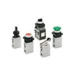 SMC VM220-02-05A. VM200, mechanisch betätigtes 2/2- und 3/2- Wege-Ventil