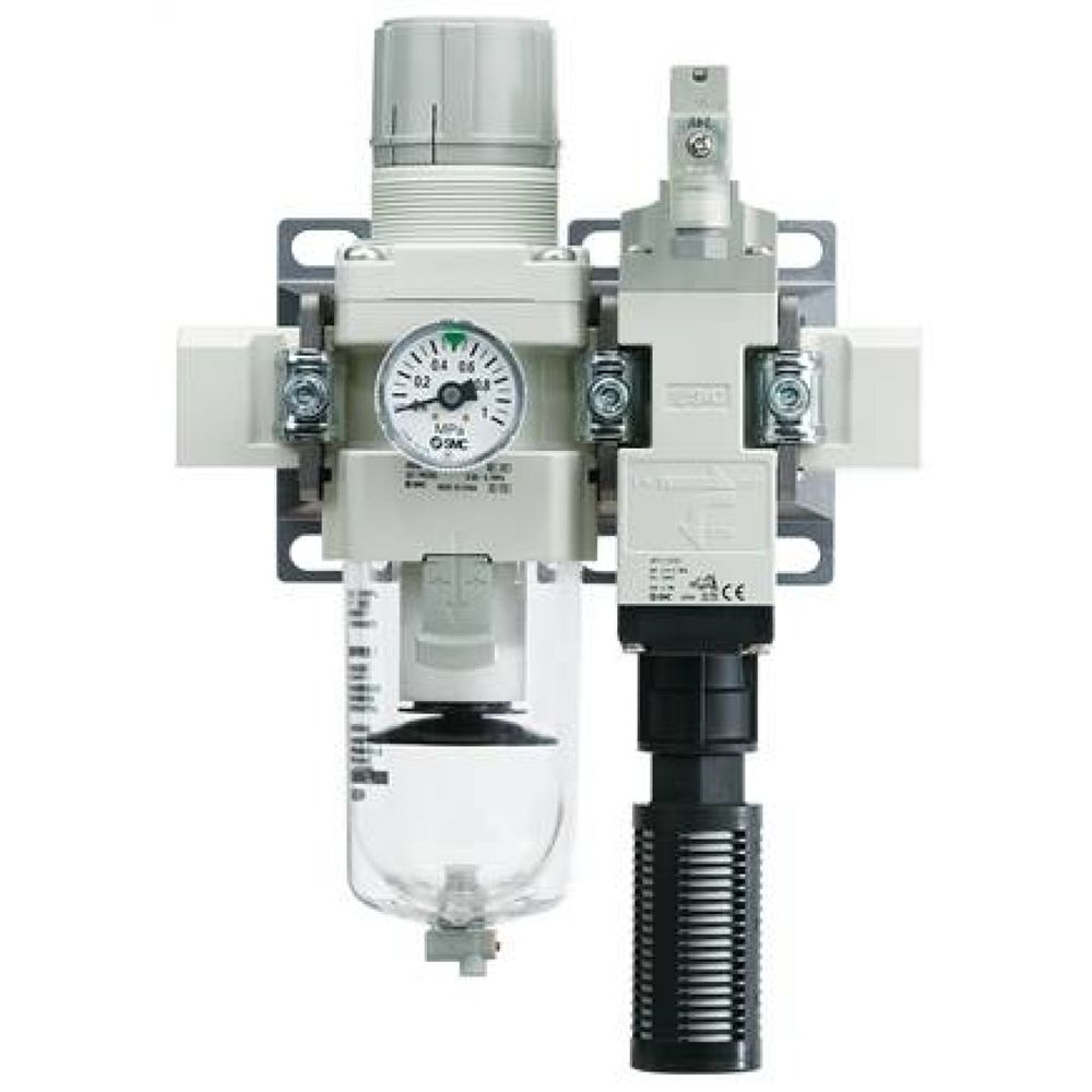 SMC VP517Y-5YZ1. VP517/717, 3 Port Solenoid, Residual Pressure Relief, Modular Connection