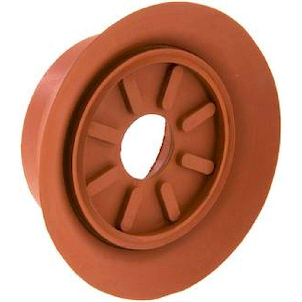 VS 100 FF SBR. Flat suction cups (with fine lips), 100x5mm, SBR (50A), reddish brown