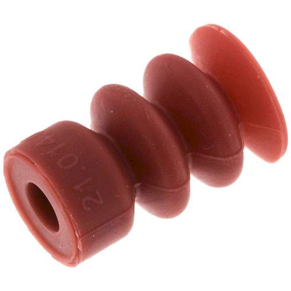 VS 14 B2 SI. Balgsauger, 2,5-fach, 14x10mm, Silikon (65A), rot