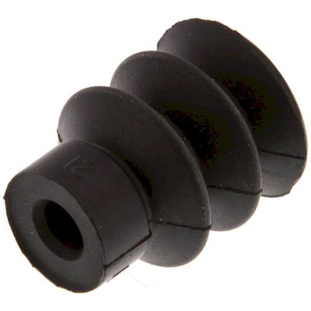 VS 18 B2 NBR. Balgsauger, 2,5-fach, 18x8mm, NBR (60A), schwarz