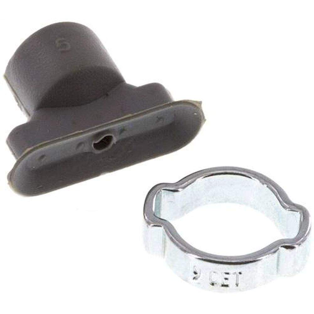 VS 18X6 O NBR. Oval teats, 18 x 6mm, stroke 1mm, NBR (60A), Grey