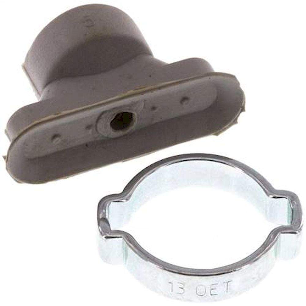 VS 24X8 O NBR. Ovalsauger, 24 x 8mm, Hub 1mm, NBR (60A), grau