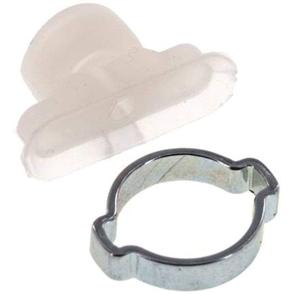 VS 24X8 O SI. Oval teats, 24 x 8mm, stroke 1mm, Silicone (60A), transparent
