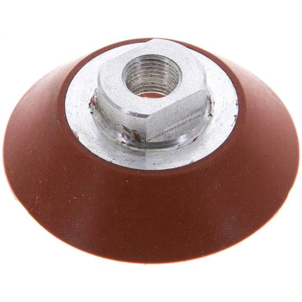 VS 50 FK SI. Flat suction cups, 50x4mm, G 1/8", Silicone (60A), red