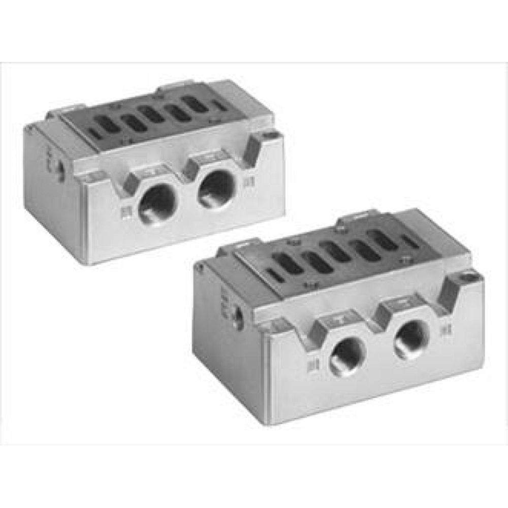 SMC EVS7-2-A03F. Einzelanschlussplatte