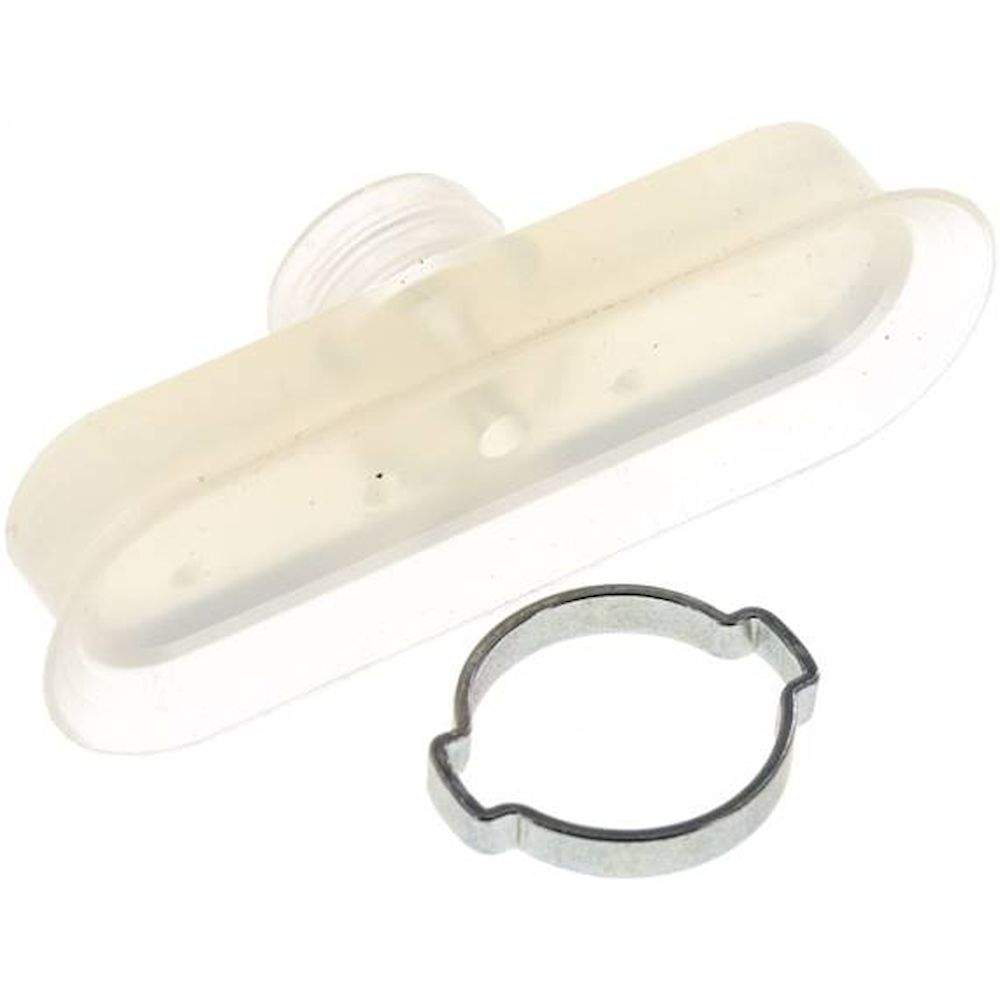 VS 75X25 O SI. Oval teats, 75 x 25mm, stroke 3mm, Silicone (60A), transparent