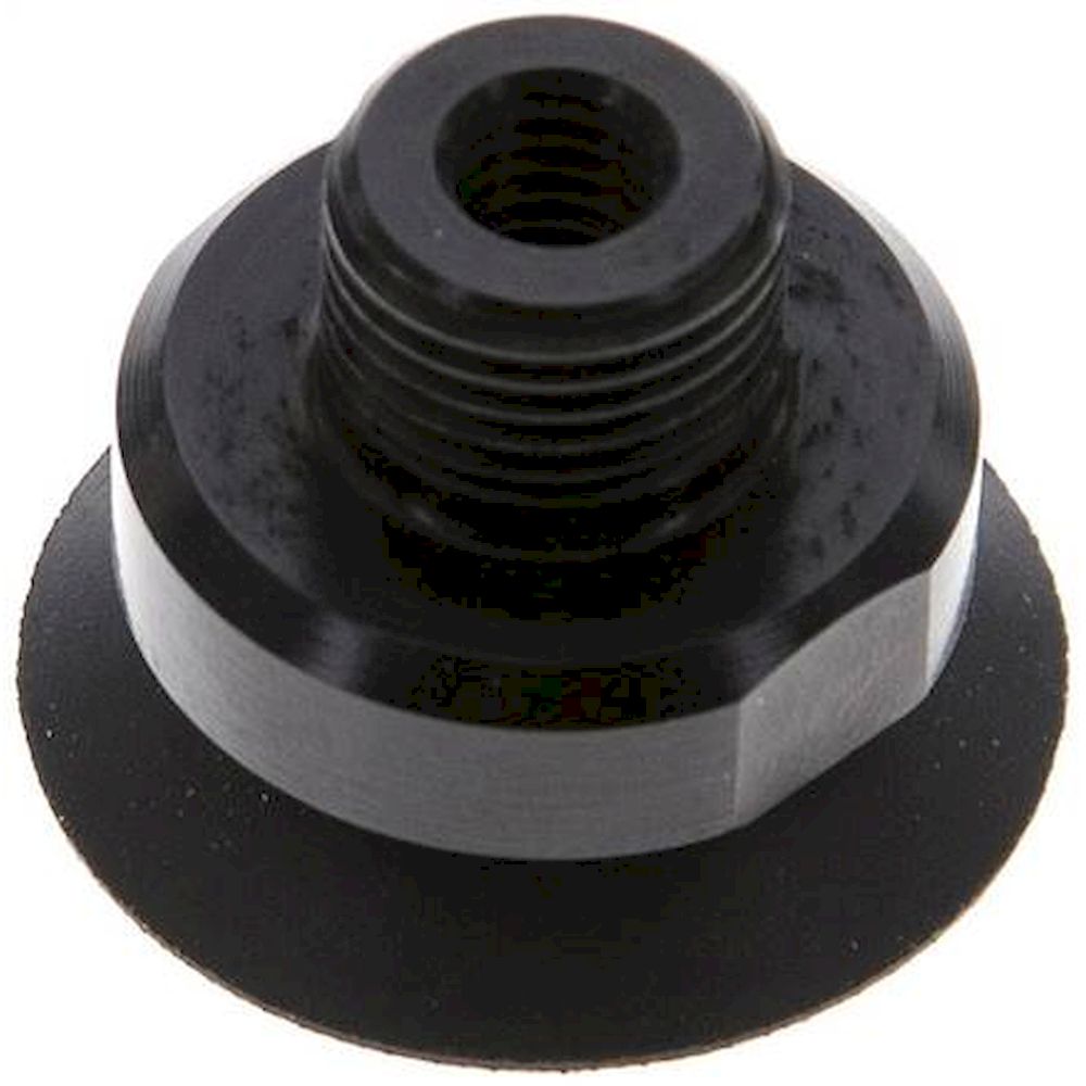 VSP 20 FK CR. Flat suction cups, support rib, P,series- 22x0,5mm, CR (50A), black