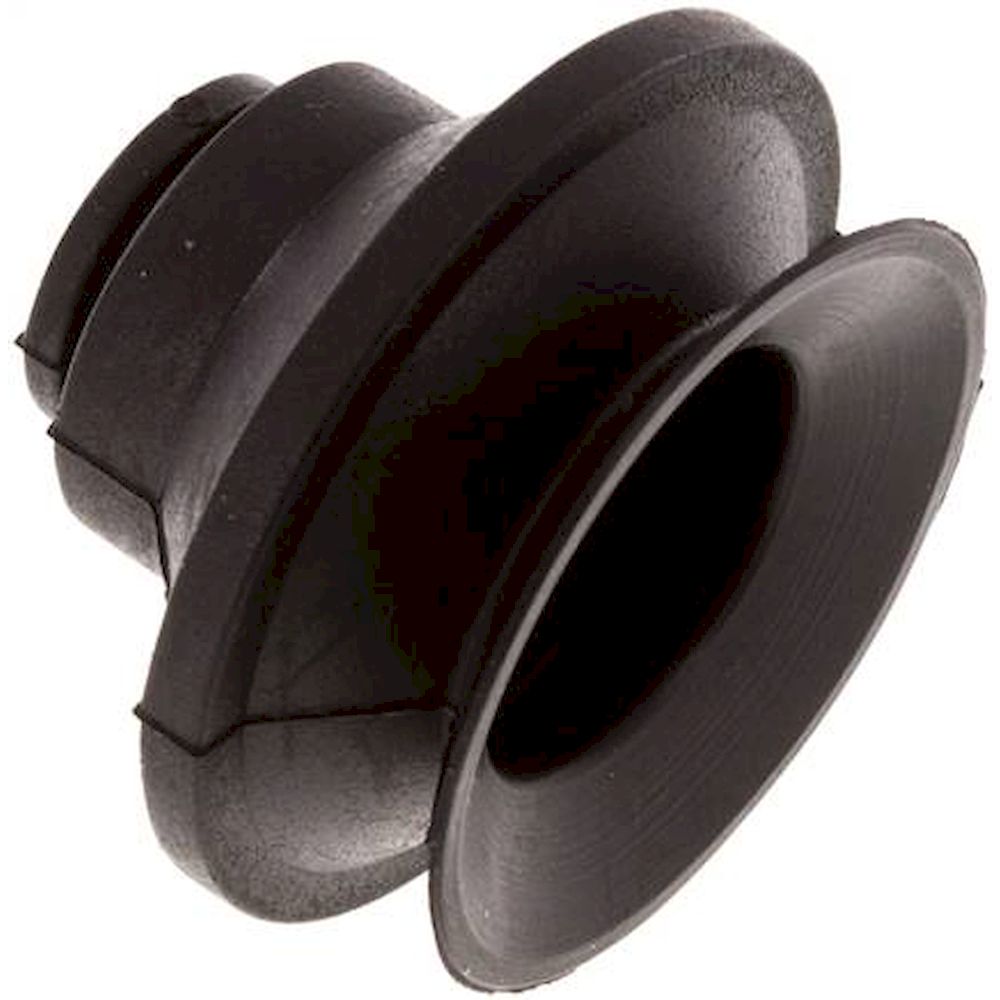 VSP 30 B1 CR. Bellows suction pad, 1,5-way, P-series, 32x9mm, CR (50A), black