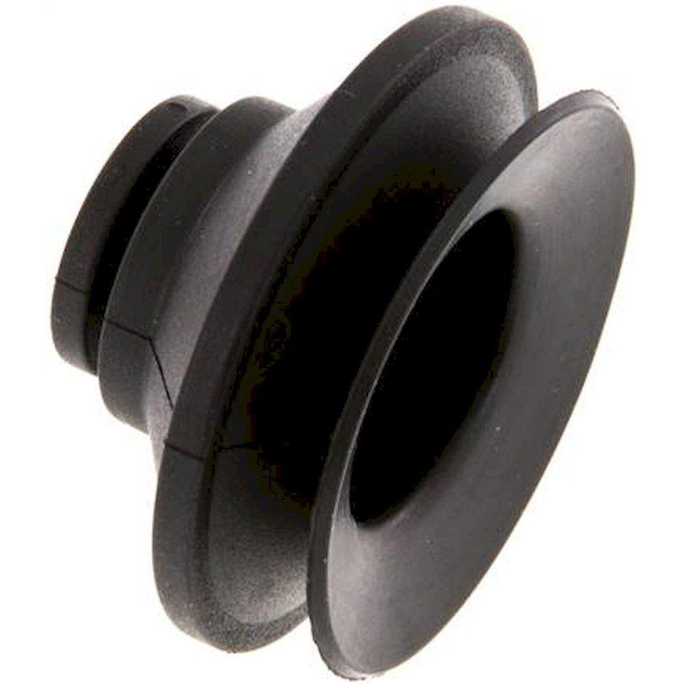 VSP 40 B1 CR. Bellows suction pad, 1,5-way, P-series, 42x9mm, CR (50A), black