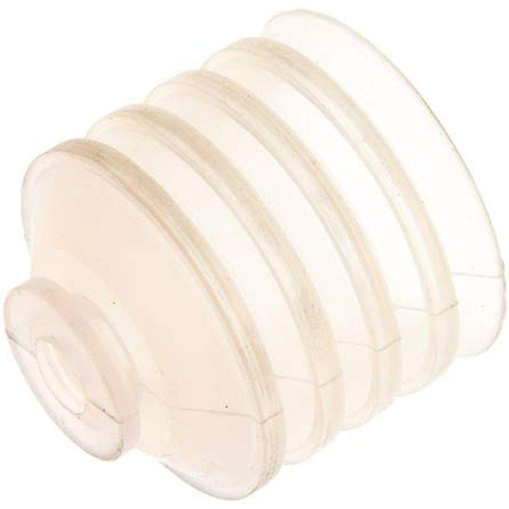 VSP 40 B4 SI. Bellows suction pad, 4,5-way, P-series, 40x20mm, Silicone (50A), transparent