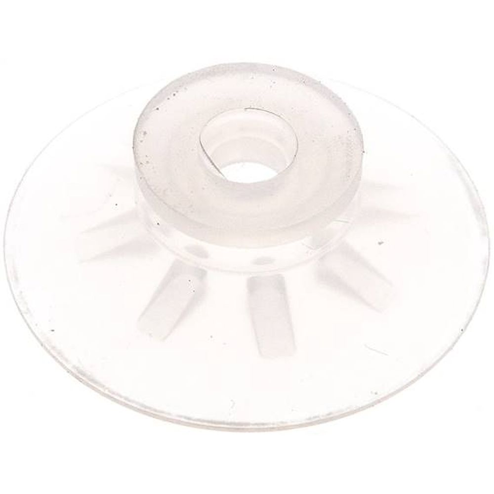 VSP 40 F SI. Flat suction cups, support rib, P,series- 42x2mm, Silicone (50A), transparent